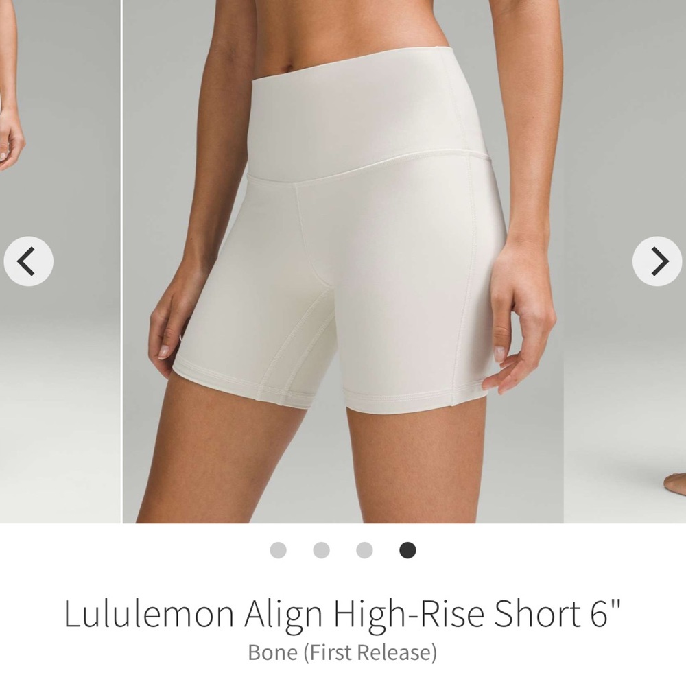 Lululemon Align High-rise Short 6” inseam Size 8